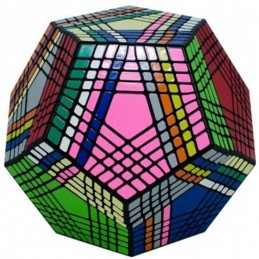 Cubo de rubik shengshou petaminx dodecaedro 9x9 negro