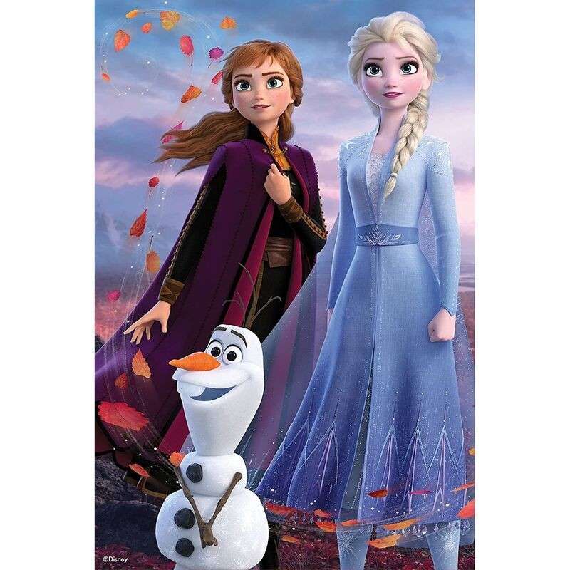 Puzzle lenticular prime 3d disney frozen ii elsa anna y olaf 200 piezas