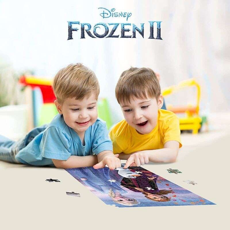 Puzzle lenticular prime 3d disney frozen ii elsa anna y olaf 200 piezas