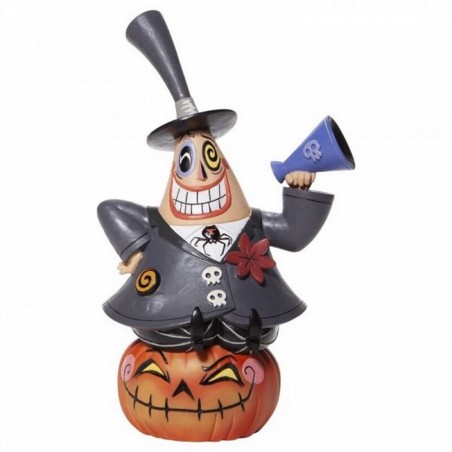 Figura enesco disney pesadilla antes de navidad el alcalde sobre calabaza