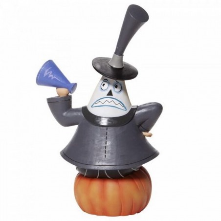 Figura enesco disney pesadilla antes de navidad el alcalde sobre calabaza