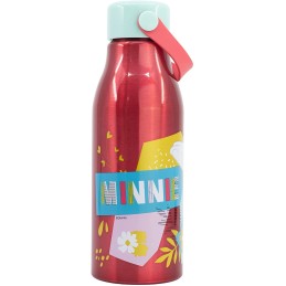 Botella Infantil Aluminio Minnie Disney 760ml Con Asa