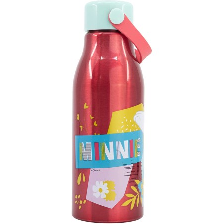 Botella Infantil Aluminio Minnie Disney 760ml Con Asa