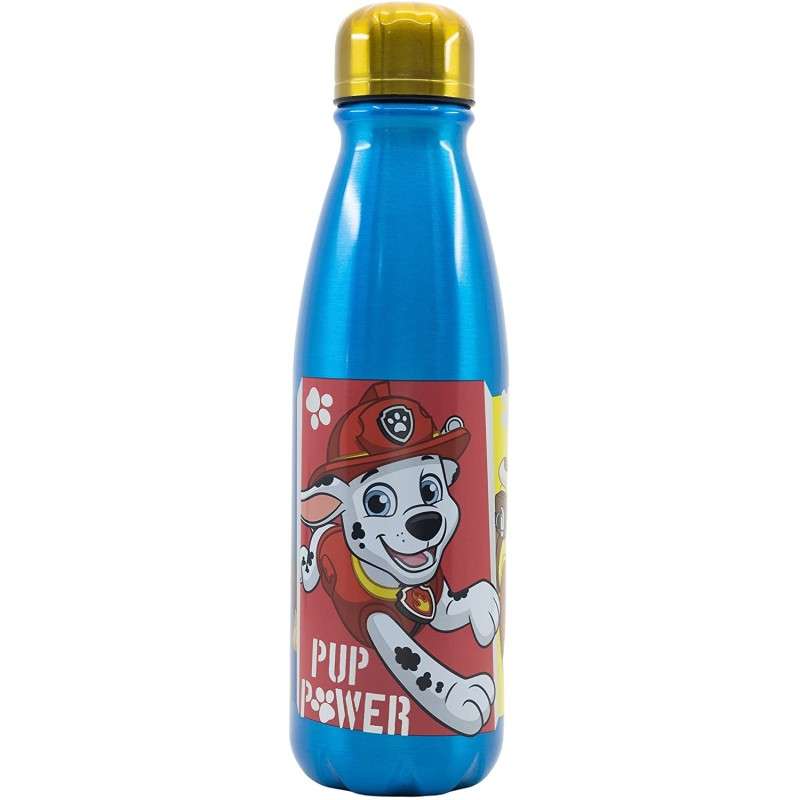 Botella Aluminio Infantil Patrulla Canina 600ml