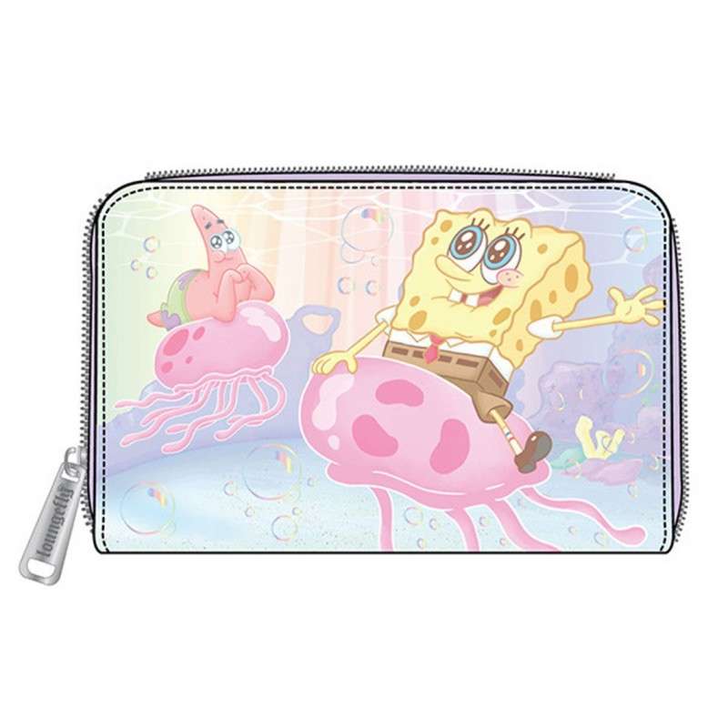 Monedero loungefly nikelodeon bob esponja medusas pastel