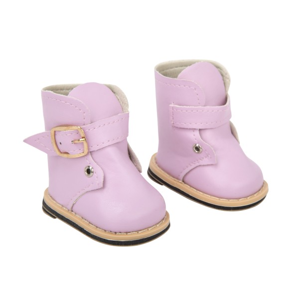 Botas Rosa Para Muñecos De 45cm.