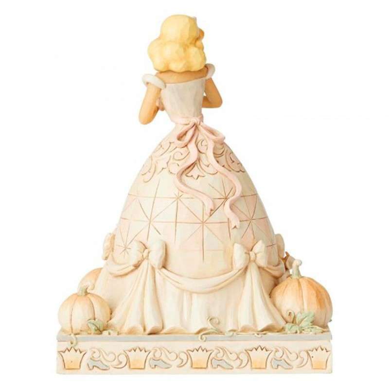 Figura enesco disney la cenicienta la cenicienta soñadora en blanco