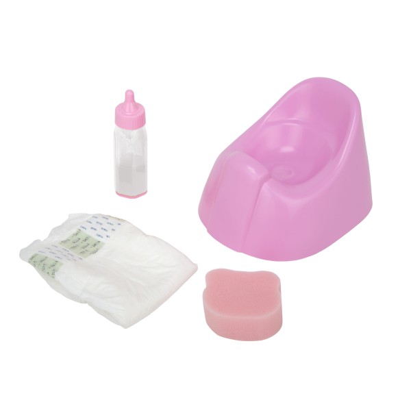 Set Orinal Rosa Paña Biberon Esponja