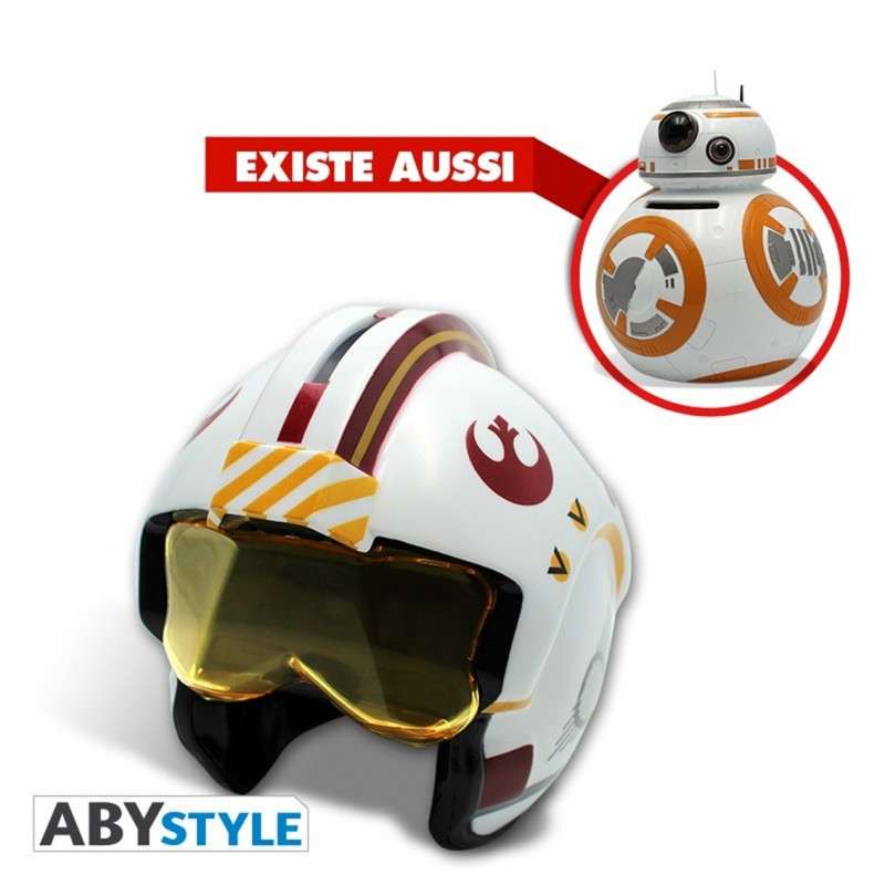 Figura hucha abystyle star wars casco piloto x - wing