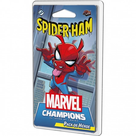 Juego de mesa marvel champions spider - ham pegi 14