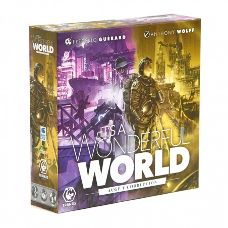 Expansion juego de mesa its a wonderful world - auge y corrupcion