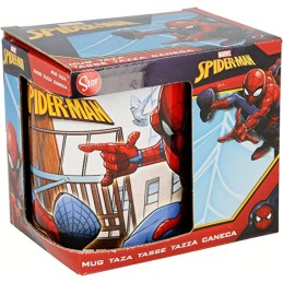 Taza de ceramica de 325 ml en caja regalo de Spider-man