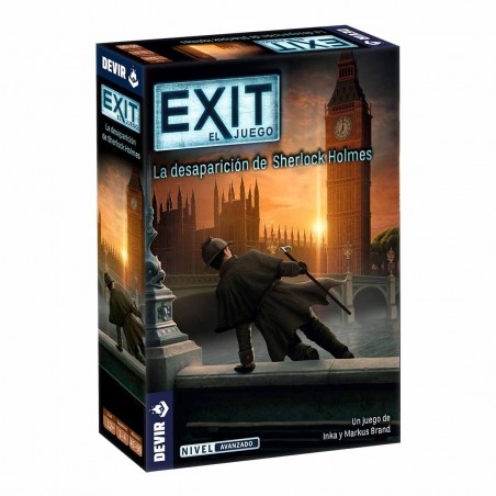 Juego de mesa devir exit la desaparición de sherlock holmes