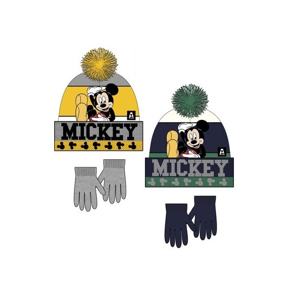 Set Gorro + Guante Mickey Disney T.52-54