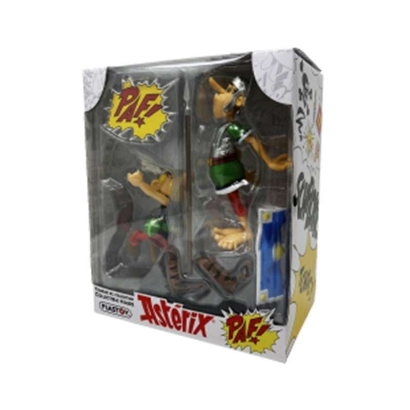 Figura plastoy asterix & obelix asterix el galo paf! soldado romano