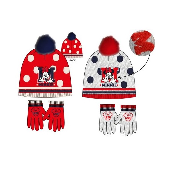 Set Gorro + Guante Minnie Disney T.52-54