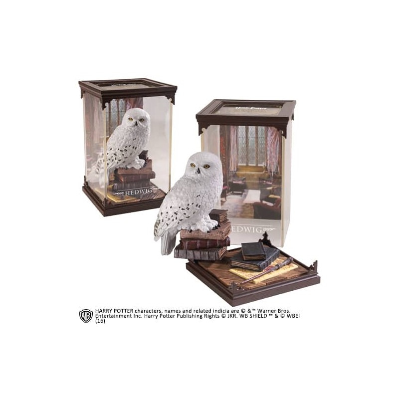 Figura the noble collection harry potter criaturas magicas hedwig