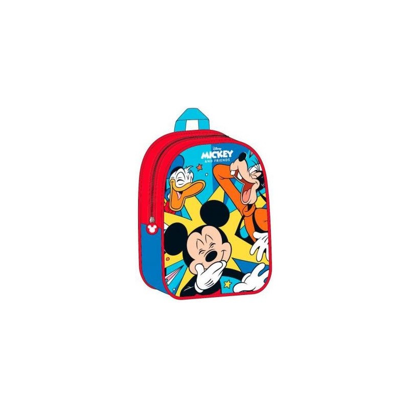 Mochila Infantil Escolar Mickey 22.0 X 10.0 X 29.0 Cm