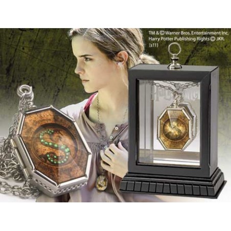 Replica the noble collection harry potter guardapelo horrocrux de salazar slytherin en expositor