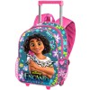 Mochila 3D Con Ruedas Pequeña Encanto Disney 31x26x11cm.