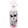 Botella Reutlizable De Plástico Mickey Disney Con Tapón De Figurita 3d 560Ml