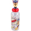 Botella Reutlizable De Plástico Patrulla Canina Con Tapón De Figurita 3d 560Ml