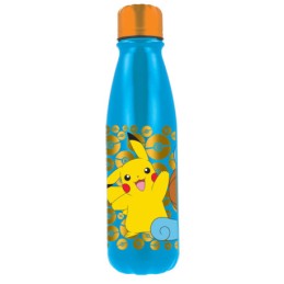 Botella Aluminio Pikachu Pokemon 600 ml