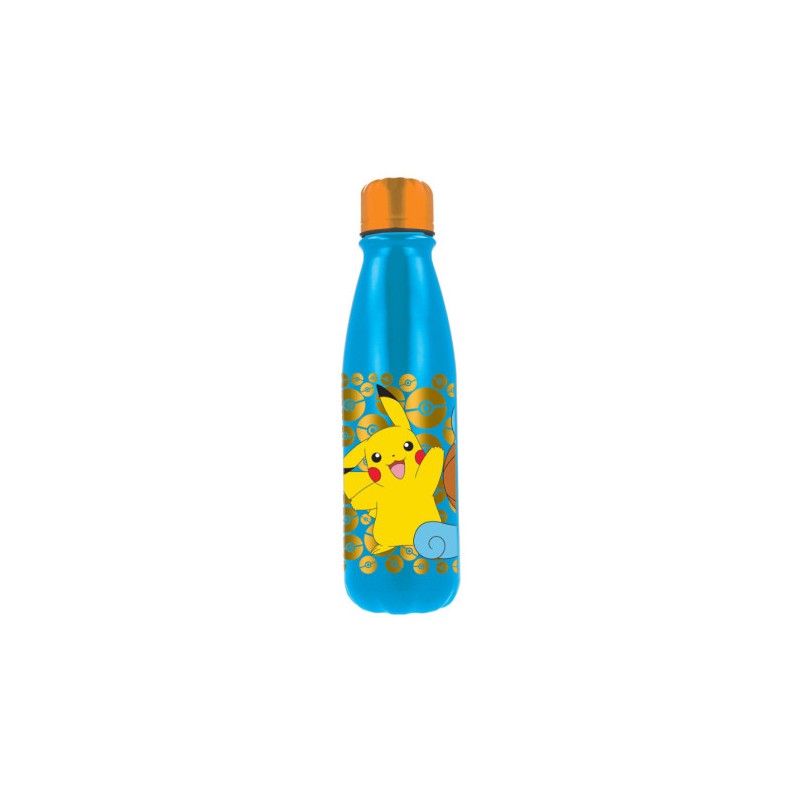 Botella Aluminio Pikachu Pokemon 600 ml