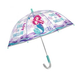 Paraguas niÃ±a 42/8 Man POE MERMAID fibra vidrio