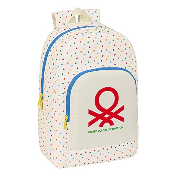 Mochila Adapt.Carro Benetton Topitos 30x46x14cm.