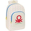 Mochila Adapt.Carro Benetton Topitos 30x46x14cm.