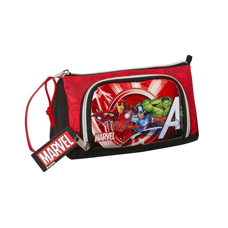 Portatodo Con Bolsillo Desplegable Vacio Avengers Infinity 20x8,5x11cm