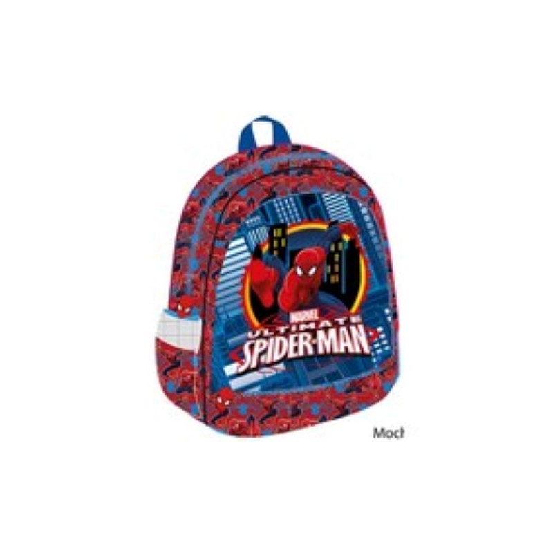 Mochila Spiderman Marvel Adp.4 Cremalleras 41x34x18,5cm.