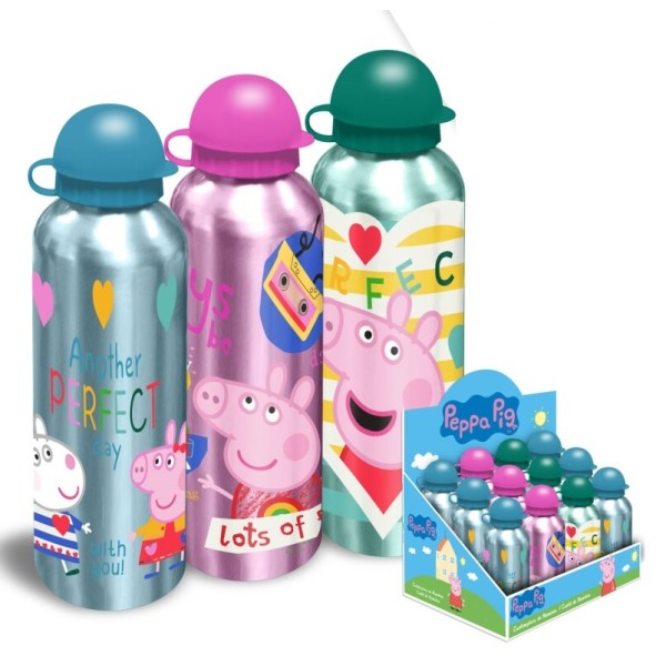 Cantimplora Aluminio 500Ml Peppa Pig