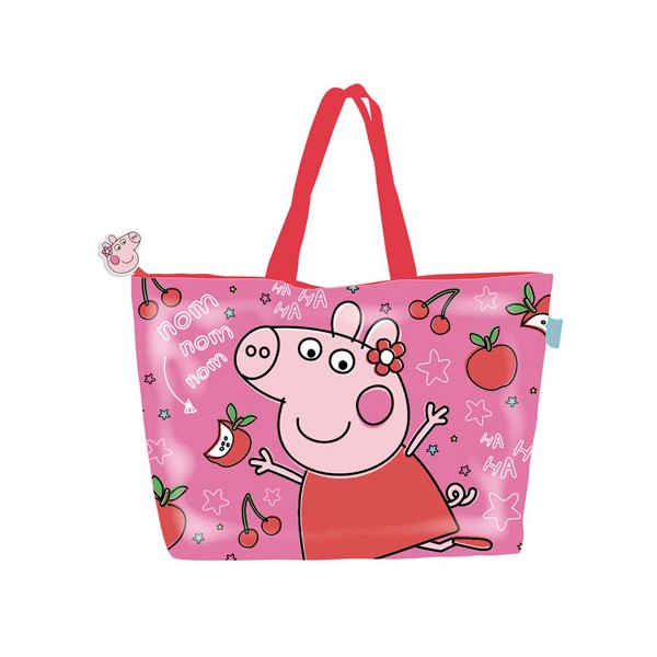 Bolsa Playa Peppa Pig Fruit 48X32Cm