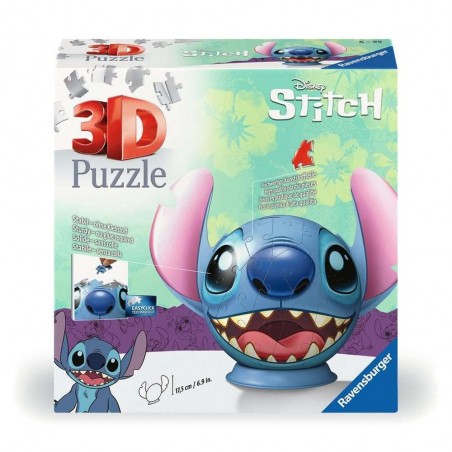 Puzzle 3d ravensburger stitch - con orejas