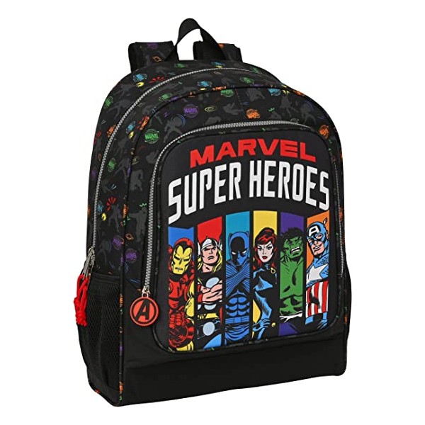 Mochila Adapt.Carro Avengers Super Heroes 32x14x42 cm