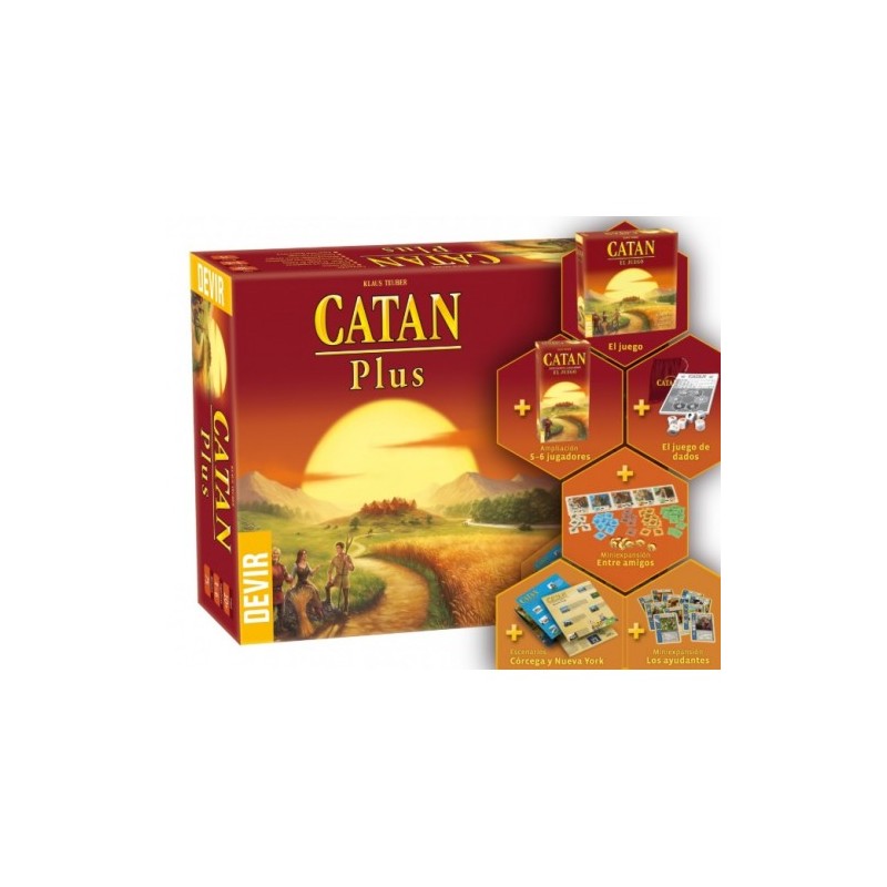 Juego de mesa devir catan plus pegi 10