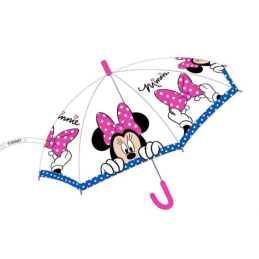 Paraguas Transparente Automatico Minnie Disney 43,5cm.