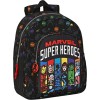 Mochila Infantil Adapt.Carro Avengers Super Heroes 27x10x33 cm