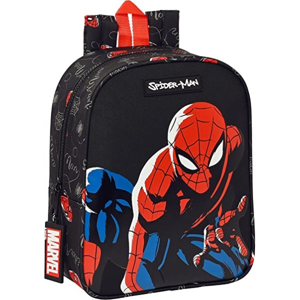 Mochila Guarderia Adapt.Carro Spider-Man Hero 22x10x27 cm