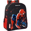 Mochila Junior Adapt.Carro Spider-Man Hero 32x12x38 cm