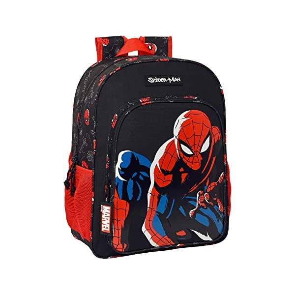 Mochila De 33 Cm Adapt.Carro Spider-Man Hero 33x14x42 cm