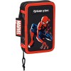 Plumier Doble PqÃ±o 28 Pcs Spider-Man Hero 12.5x4x19.5 cm