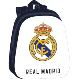 Mochila 3D Real Madrid 27x10x33cm.