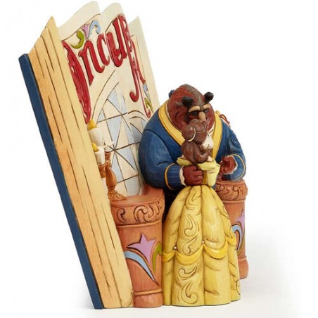 Figura enesco disney la bella y la bestia libro la bella y bestia