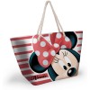 Bolsa Playa Soleil Stripes Minnie Disney 52x37x17cm.