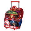 Mochila 3D Con Ruedas Avengers Marvel Pequeña 26x34x13cm