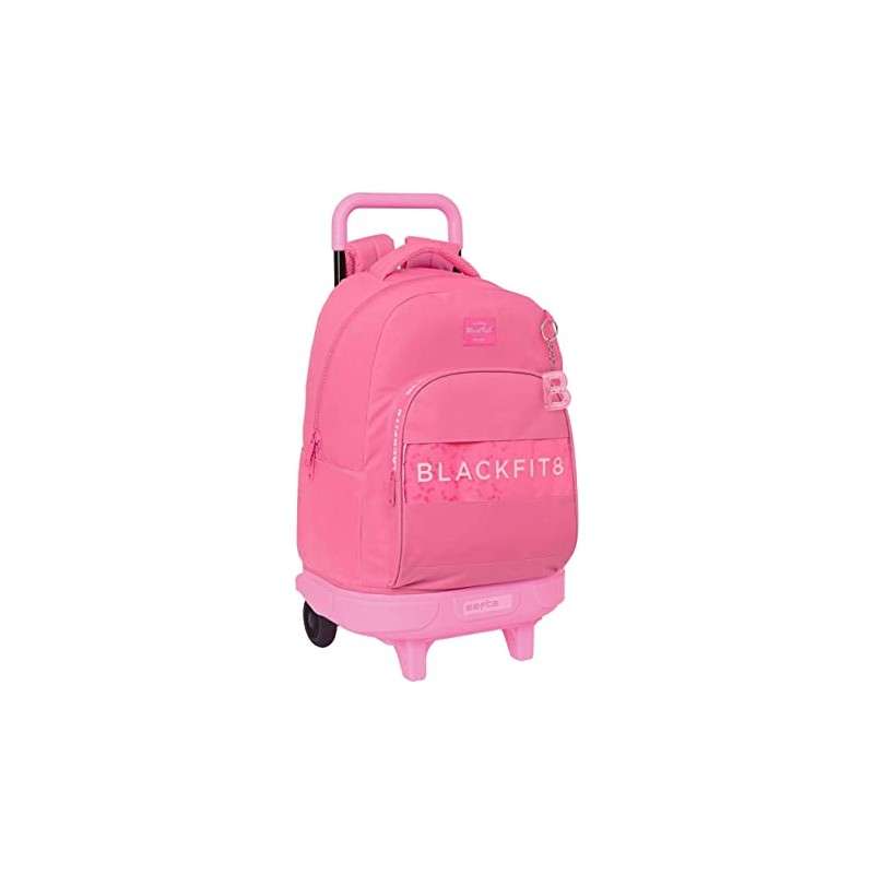 Mochila Gde. C/Ruedas Compact Ext.Simple Blackfit8 Glow Up 33X45X22Cm