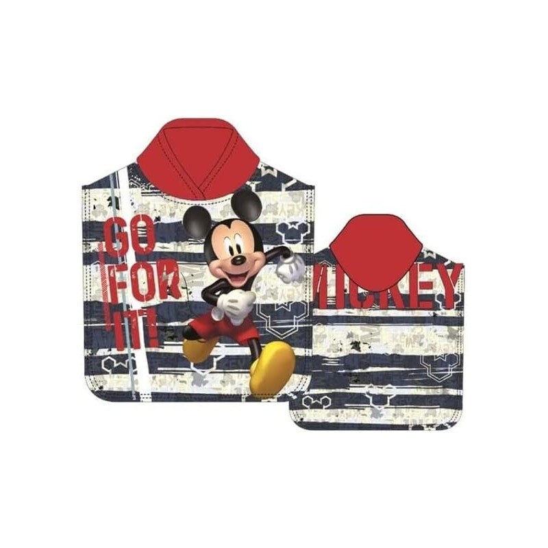 Poncho Mickey Disney Microfibra 50x100cm.